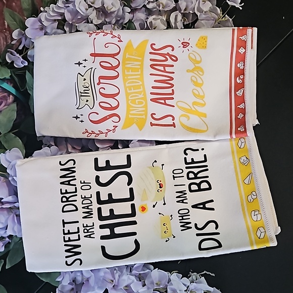 Funny Song Lyric Kitchen Dish Towels - Picture 1 of 4